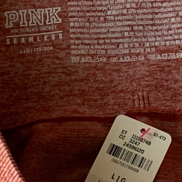 Victoria’s Secret Pink Seamless Leggings Size L - Picture 8 of 8